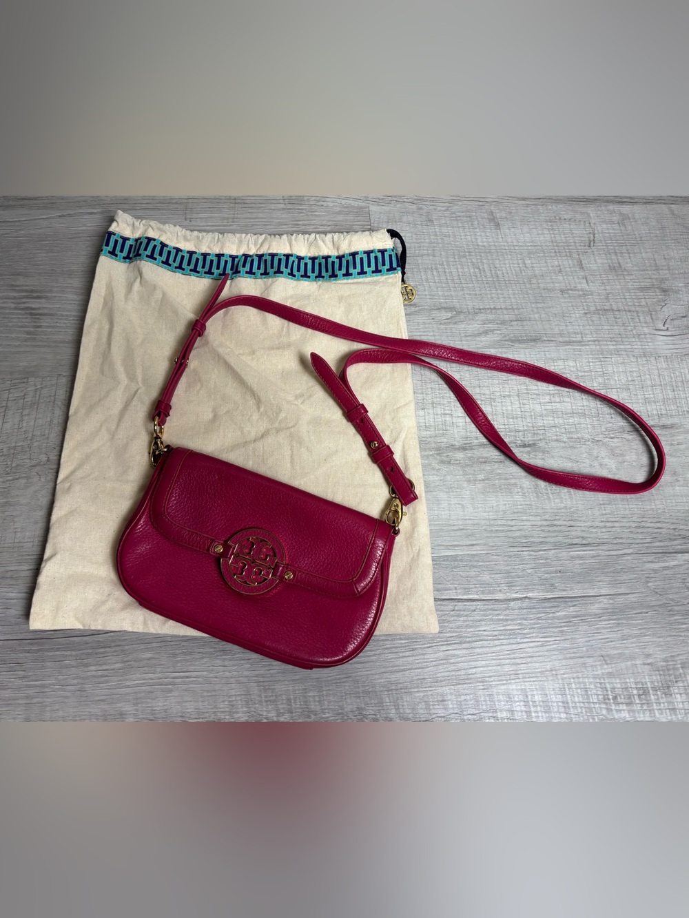 Tory Burch Amanda Pink Crossbody